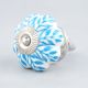 Turquoise Leaf Medium Knob