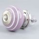 Purple Striped Small Ceramic Knobs