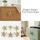 Handcrafted Golden Brass Starfish Cabinet Pull Knob-1 Piece
