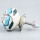 Turquoise Flower Knob (1)