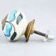 Turquoise Flower Knob (1)