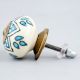 Turquoise Floral Drawer Knob