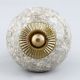 Marble Cream Crackle Ceramic Cabinet Knob