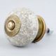 Marble Cream Crackle Ceramic Cabinet Knob