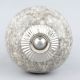 Marble Cream Crackle Ceramic Cabinet Knob