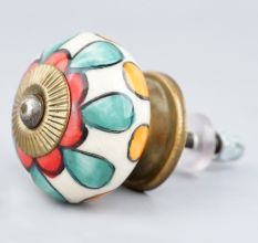 Red Various Colors Knob