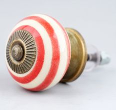 Old Red Striped Knob