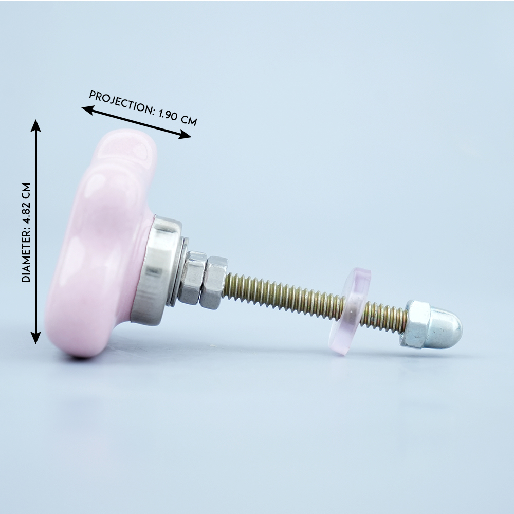 Pink Cloud Ceramic Cabinet Knob Online