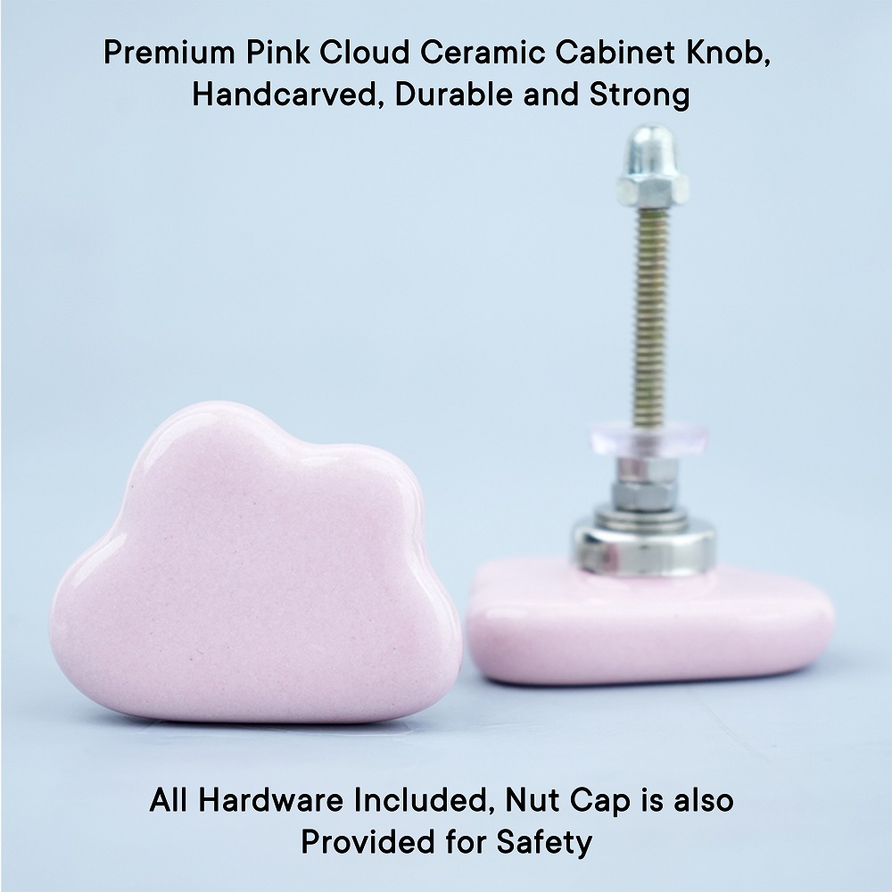 Pink Cloud Ceramic Cabinet Knob Online