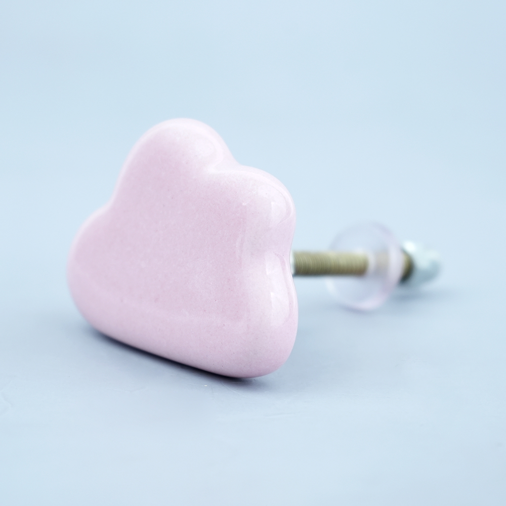 Pink Cloud Ceramic Cabinet Knob Online