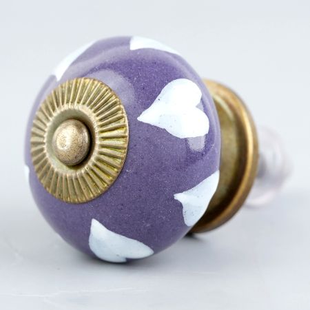 Light Purple Heart Knob (1)