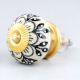 Zinnia Flower Cabinet Knob