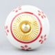 Red Tiny Floral Ceramic Knob