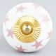 Pink Star Drawer Knob