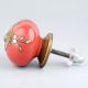 Golden Tiny Flower Ceramic Drawer Knob Online
