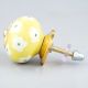 Yellow Floral Ceramic Knob