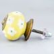 Yellow Floral Ceramic Knob