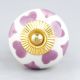 Purple Heart Ceramic Knob