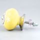 Yellow Tiny Floral Drawer Knob