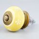 Yellow Tiny Floral Drawer Knob