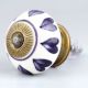Purple Heart Ceramic Knob