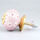Pink Tiny Flower Dresser Knob