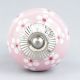 Pink Tiny Flower Dresser Knob