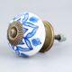 Blue Flower Knob