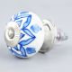 Blue Flower Knob