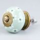 Sage Green Tiny Flower Ceramic Drawer Knob Online