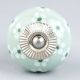 Sage Green Tiny Flower Ceramic Drawer Knob Online