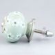 Sage Green Tiny Flower Ceramic Drawer Knob Online