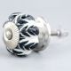 Black Leaf Medium Knob