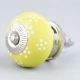 Yellow Ceramic Floral Drawer Knob Online