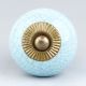 Sky Blue Crackle Ceramic Cabinet Knob Online