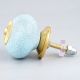 Sky Blue Crackle Ceramic Cabinet Knob Online