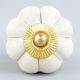 White Golden Medium Knob