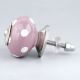 Purple Dotted Small Ceramic Knobs Online