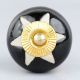Black Etched Ceramic Knob 41