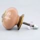 Golden Leaf Ceramic Floral Drawer Knob Online