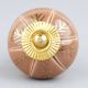 Golden Leaf Ceramic Floral Drawer Knob Online
