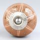 Golden Leaf Ceramic Floral Drawer Knob Online