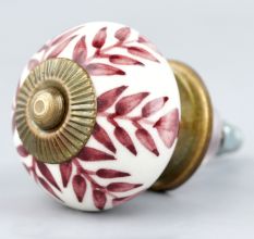 Cherry Floral Knob