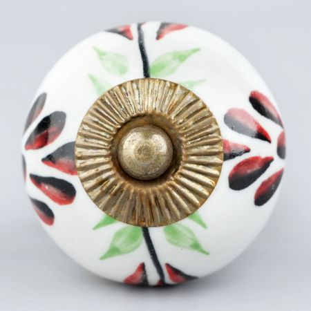 Green Leaf Ceramic Drawer Knob Online