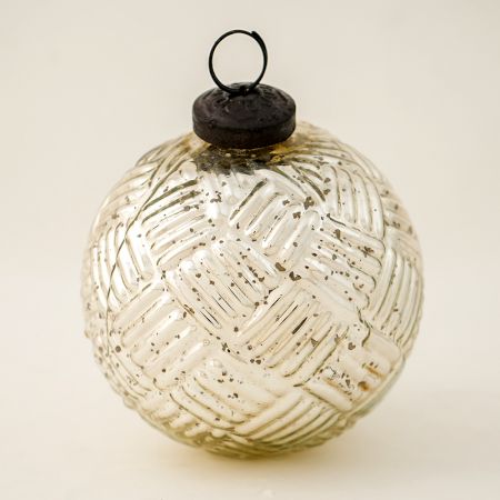 Silver Cut Christmas Hanging