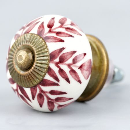 Cherry Floral Knob