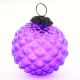 Set Of 4 Piece Purple Solid Custard Apple Christmas Hanging