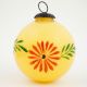 Set Of 3 piece Yellow Round Flower Christmas Hanging