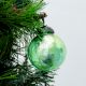 Set Of 4 piece Green Round Small Christmas Hanging