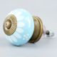 Turquoise Floral Ceramic Drawer Knobs Online